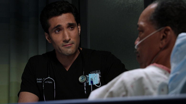 3M Littmann Stethoscope of Dominic Rains as Dr. Crockett Marcel in Chicago Med S06E05