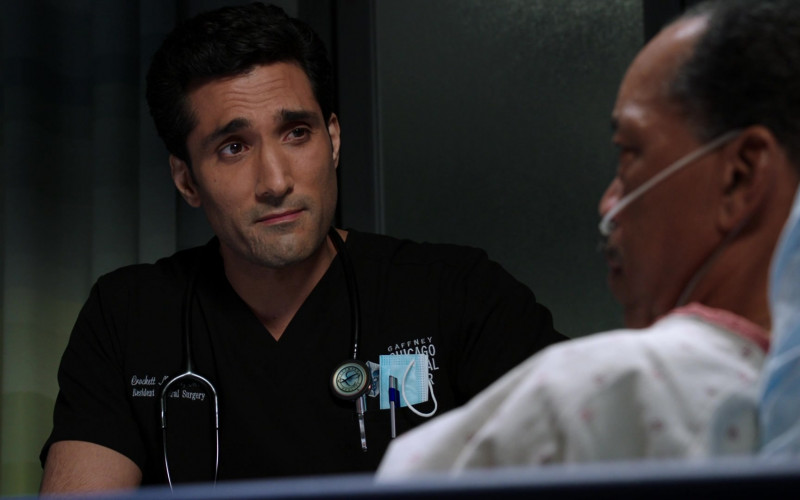 3M Littmann Stethoscope of Dominic Rains as Dr. Crockett Marcel in Chicago Med S06E05
