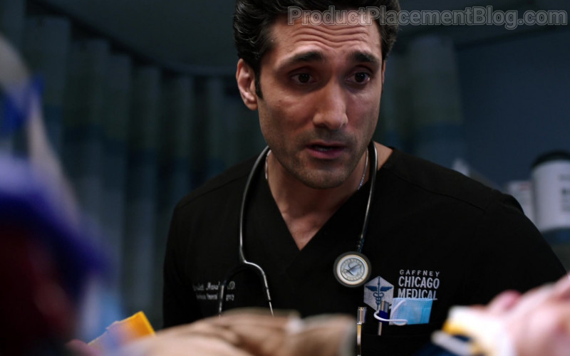 3M Littmann Stethoscope of Dominic Rains as Dr. Crockett Marcel in Chicago Med S06E06 (1)