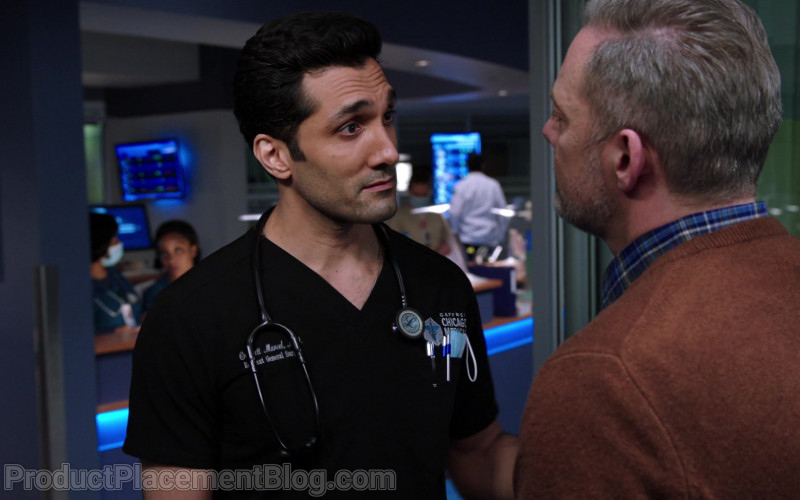 3M Littmann Stethoscope of Dominic Rains as Dr. Crockett Marcel in Chicago Med S06E07