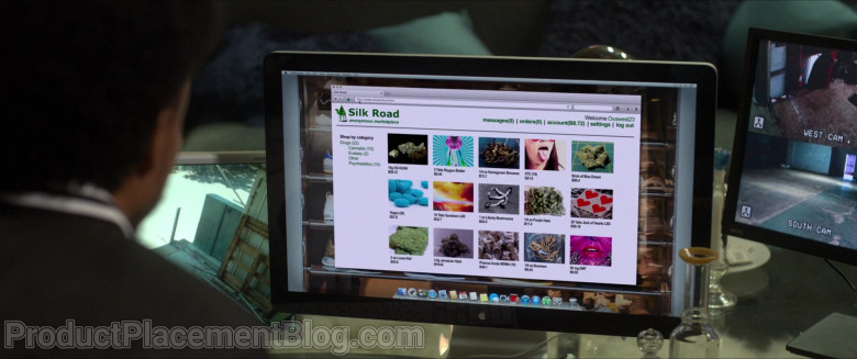 Apple Thunderbolt Display Monitor Used by Darrell Britt-Gibson as Rayford in Silk Road (3)