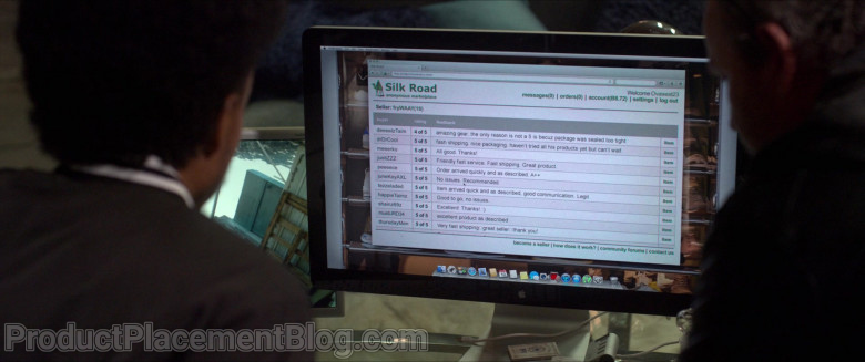 Apple Thunderbolt Display Monitor Used by Darrell Britt-Gibson as Rayford in Silk Road (4)