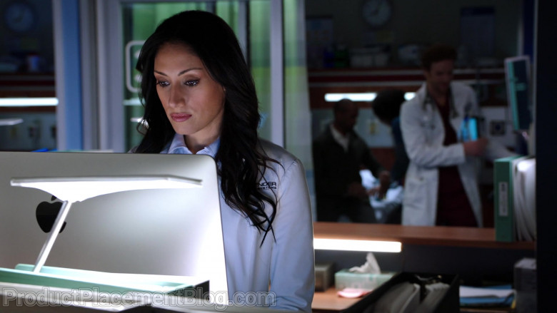 Apple iMac Computers in Chicago Med Season 6 Episode 7 TV Show (1)