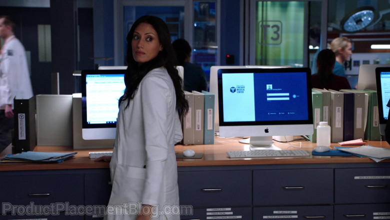 Apple iMac Computers in Chicago Med Season 6 Episode 7 TV Show (2)