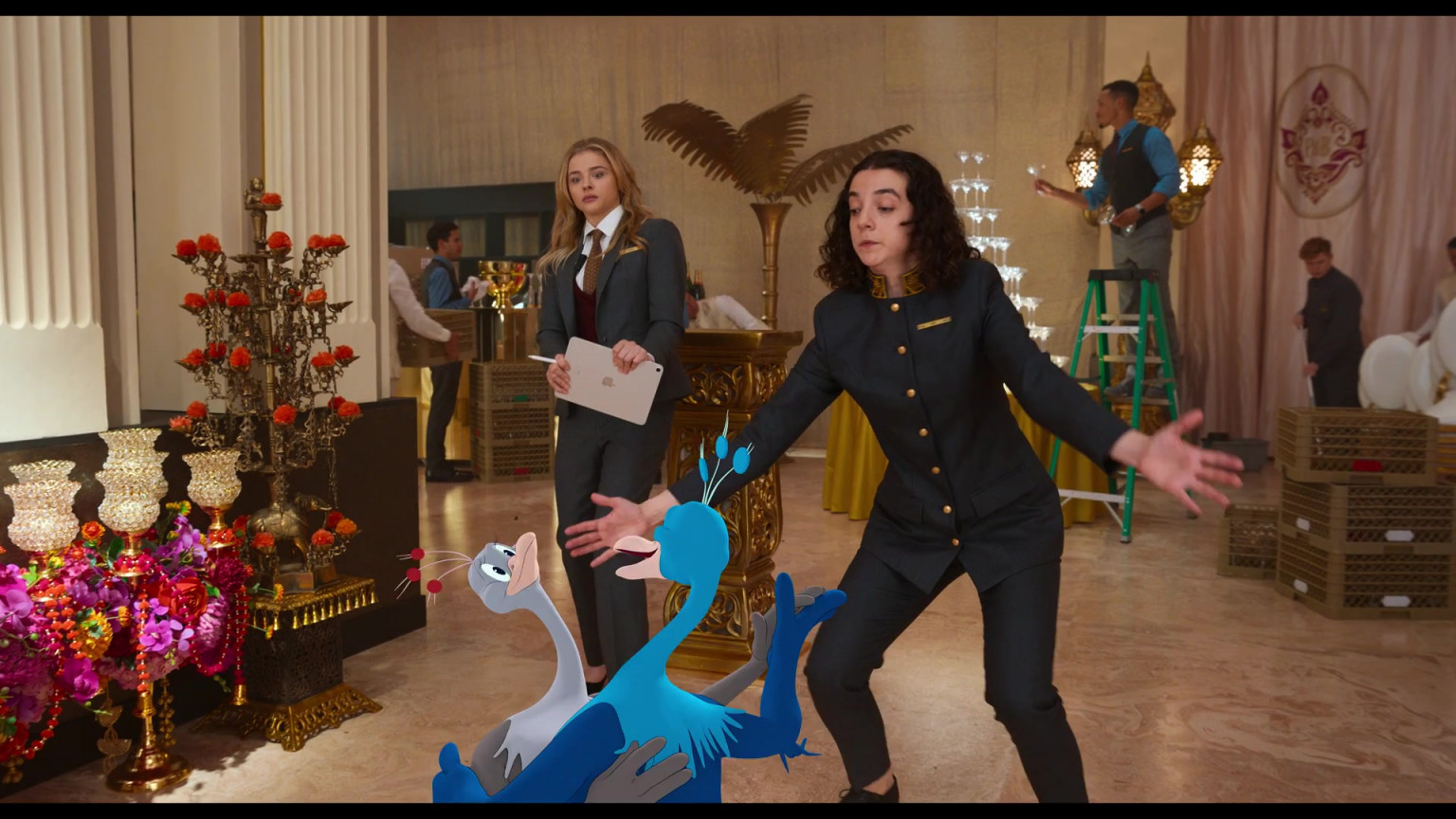 Apple IPad Tablet Of Chloë Grace Moretz As Kayla In Tom And Jerry (2021)