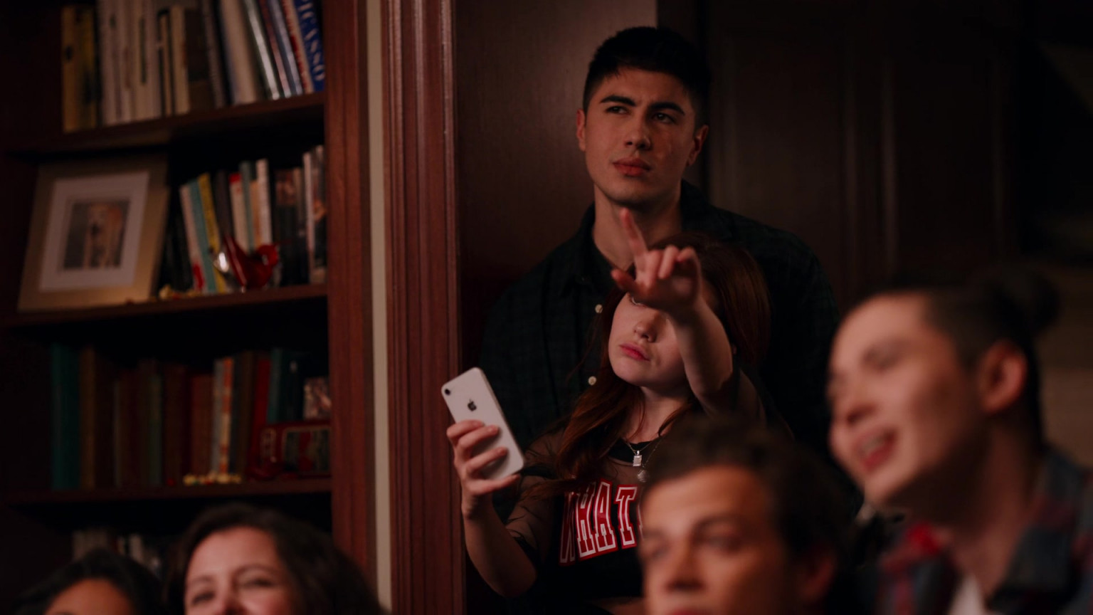 Apple IPhone Smartphone Of Katie Douglas As Abby In Ginny &