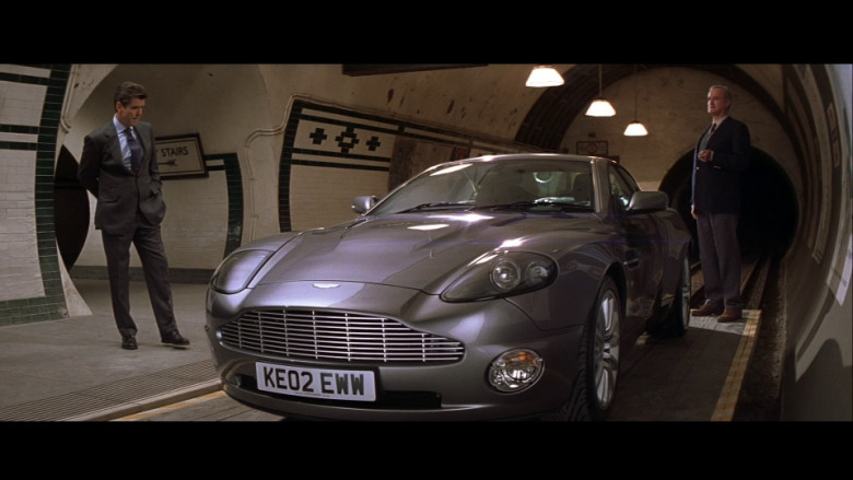 Aston Martin Vanquish Sports Car of Pierce Brosnan as James Bond, an MI6 agent in Die Another Day (2002)