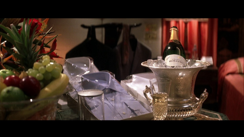 Brioni Men's Shirts and Bollinger Champagne in Die Another Day (2002)