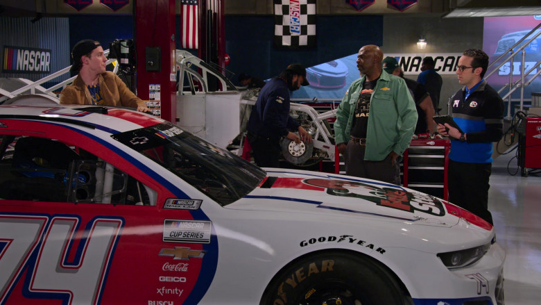 Chevrolet Nascar Racing Car, Coca-Cola, Geico, Xfinity, Busch and Goodyear Sticker on the Vehicle in The Crew