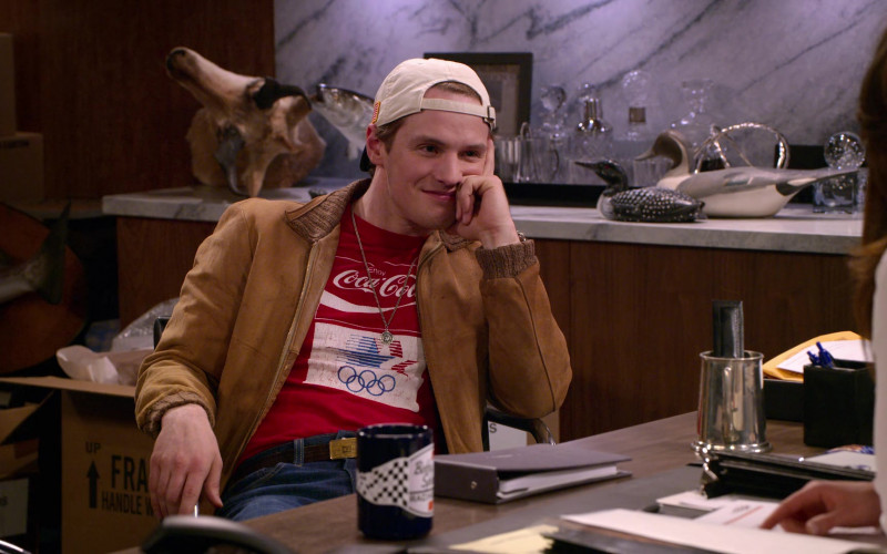 Coca-Cola Men's T-Shirt of Freddie Stroma as Jake in The Crew S01E02 (1)