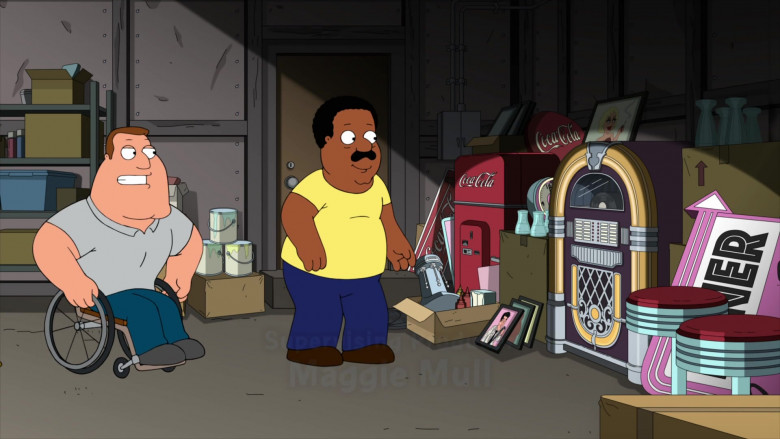 Coca-Cola Signs and Vending Machine in Family Guy S19E11 (2)