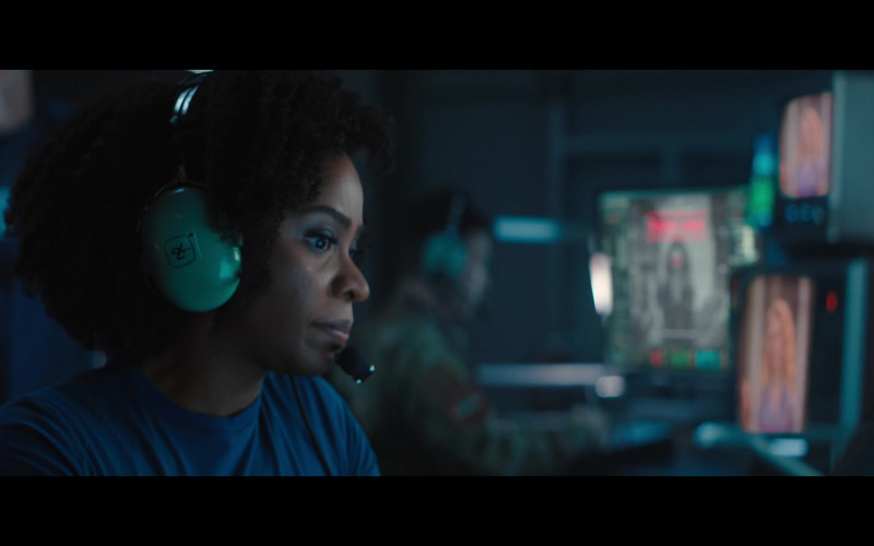 David Clark Headset of Teyonah Parris as Monica Rambeau in WandaVision S01E05 On a Very Special Episode… (2021)