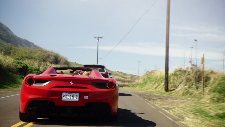 Ferrari 488 Spider Car Spotted in Magnum P.I. S03E07 TV Series (1)
