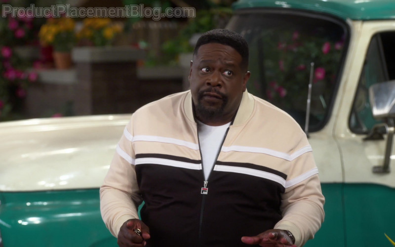 Fila Men's Jacket of Cedric the Entertainer as Calvin Butler in The Neighborhood S03E09 Welcome to the Shakedown (2021)