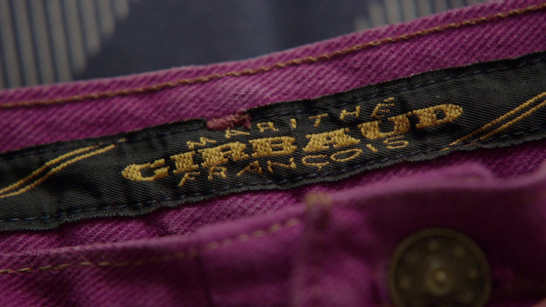 Girbaud Men's Purple Jeans in Young Rock S01E02 TV Show (2)