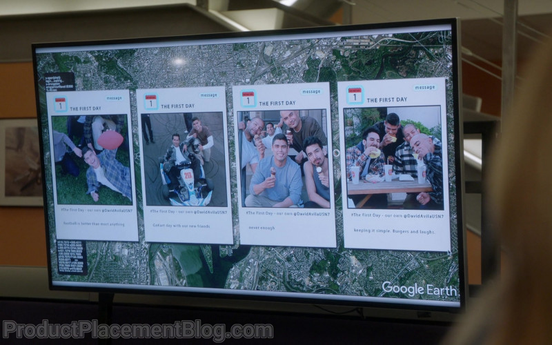 Google Earth Software in NCIS S18E07 The First Day (2021)
