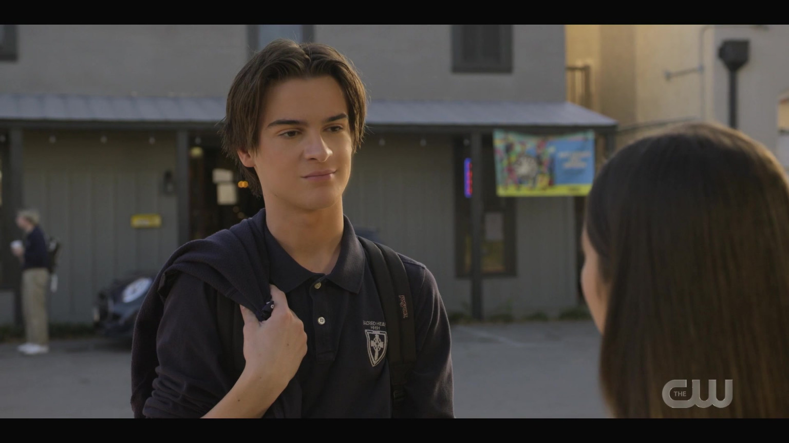 Jansport Backpack Of Kale Culley As August In Walker S01E03 "Bobble