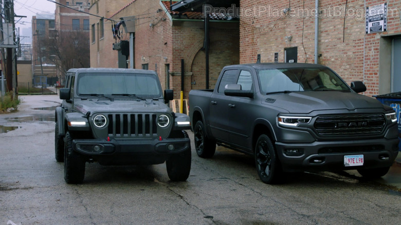 Jeep Wrangler SUV and RAM 1500 Pickup Truck in Chicago P.D. S08E06 Equal Justice (2021)