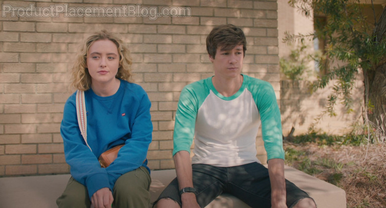 Levi's Sweatshirt Outfit Worn by Kathryn Newton as Margaret in The Map of Tiny Perfect Things (1)