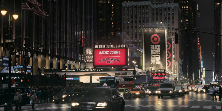 Madison Square Garden and Target Black Beyond Measure Billboard in Coming 2 America (2021)