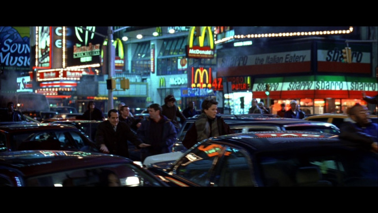 McDonald's and Sbarro in The Siege (1998)