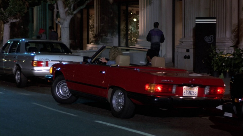 Mercedes-Benz 450 SL Red Convertible Car in Beverly Hills Cop 1984 (1)