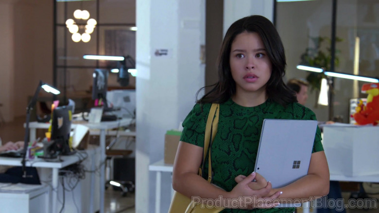 Microsoft Surface Tablet of Cierra Ramirez as Mariana Adams Foster in Good Trouble S03E01