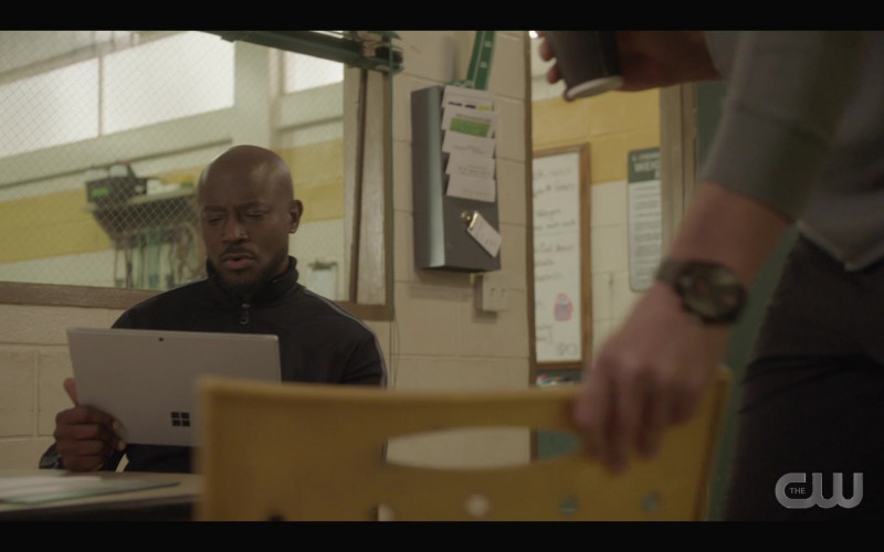 Microsoft Surface Tablet of Taye Diggs as Billy Baker in All American S03E03 High Expectations (2021)