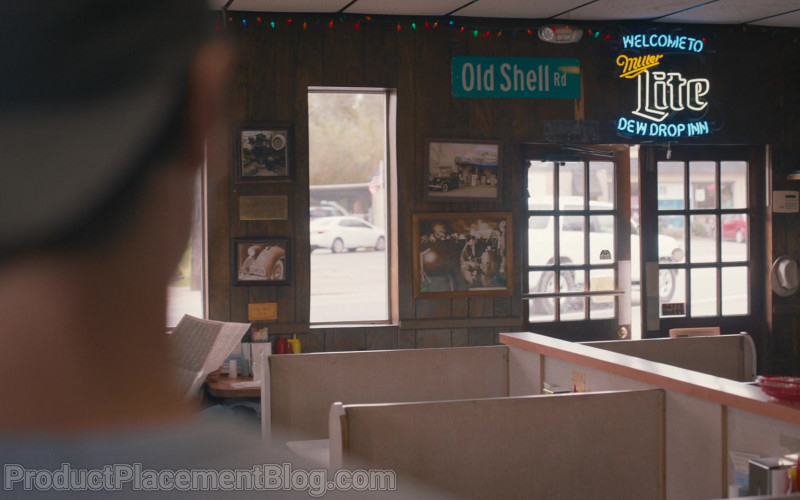 Miller Lite Beer Sign in The Map of Tiny Perfect Things (2021)