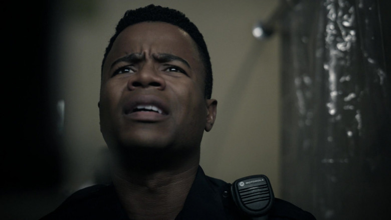 Motorola Radio Used by Marque Richardson as Police Officer Tom Johnston in Tell Me Your Secrets S01E08 Be Mine (2021)