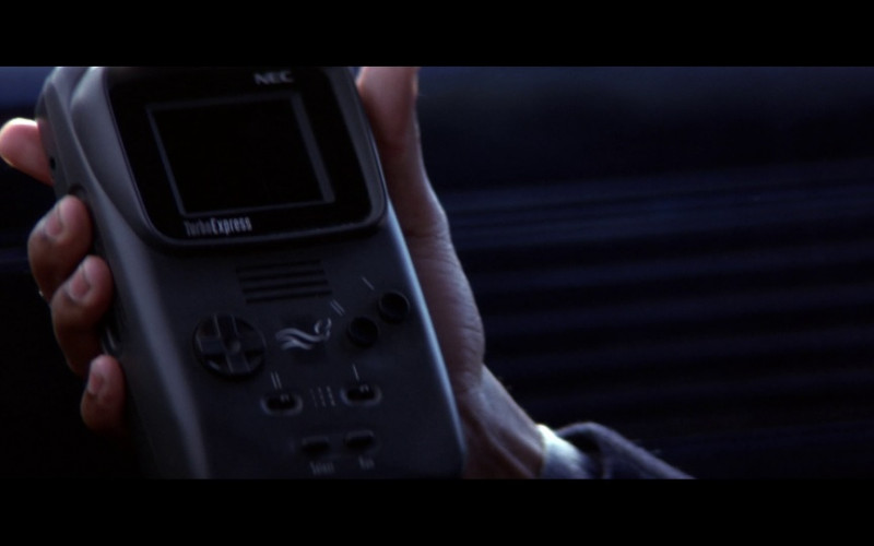NEC TurboExpress handheld video game console in Enemy of the State (1998)