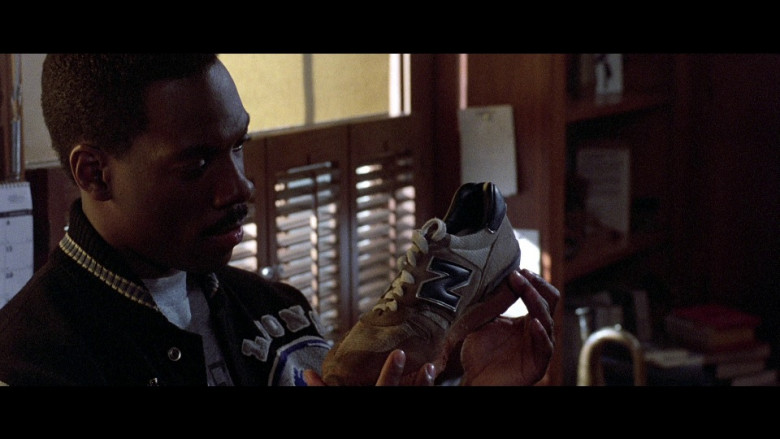 New Balance Shoe Held by Eddie Murphy as Axel Foley in Beverly Hills Cop 2 (1987)