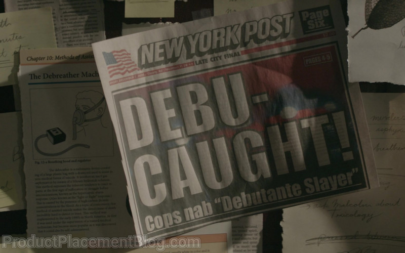 New York Post Newspaper in Prodigal Son S02E05 Bad Manners (2021)
