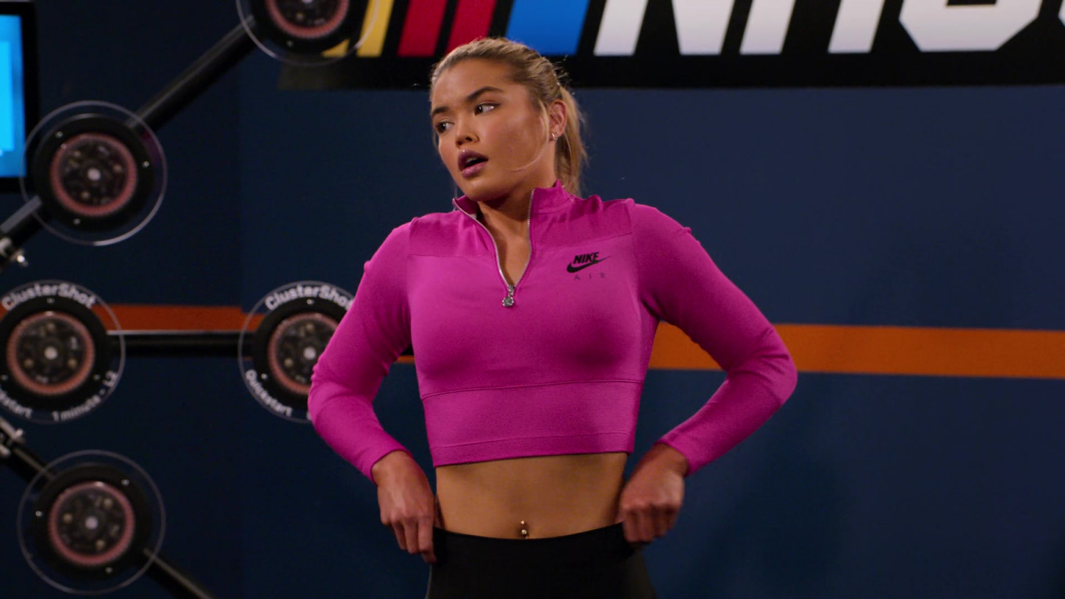 Nike Women's Cropped Top Of Paris Berelc As Jessie De La Cruz In The