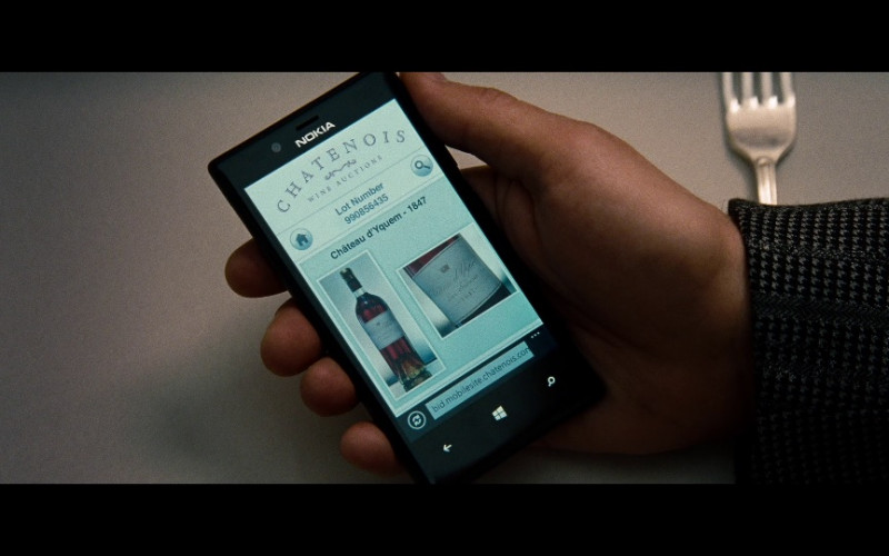Nokia Lumia mobile phone & Chateau d’Yquem wine in Red 2 (2013)