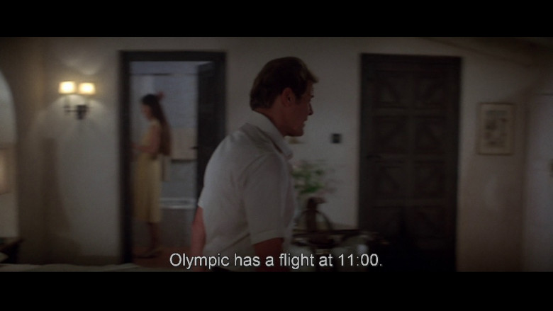 Olympic Air Airline in For Your Eyes Only (1981)