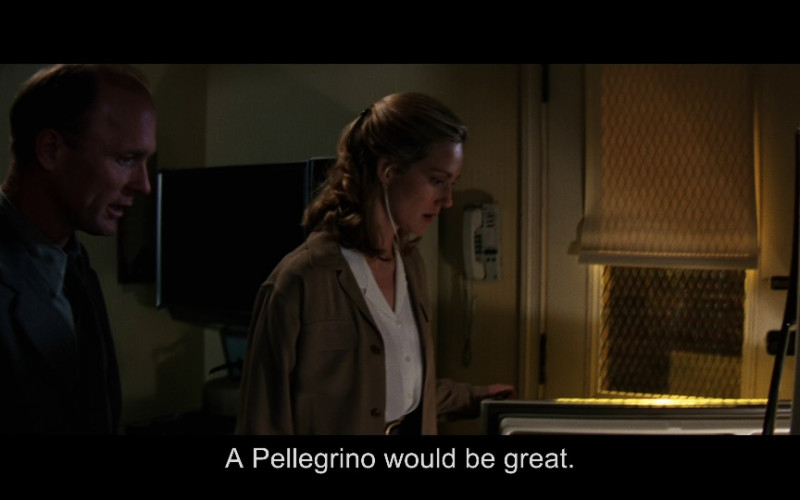Pellegrino Water in Absolute Power (1997)