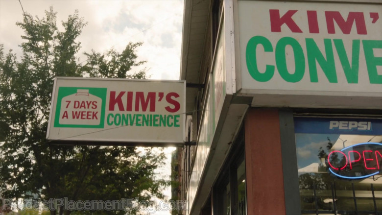 Pepsi Soda Sticker on the Window in Kim's Convenience S05E04 (1)