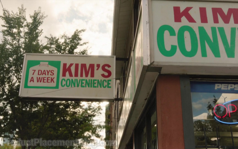 Pepsi Soda Sticker on the Window in Kim’s Convenience S05E04 (1)
