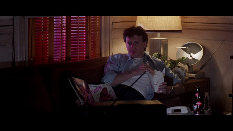 Playboy’s Sisters Men’s Magazine and Budweiser Bottles in Beverly Hills Cop 2 (1987)