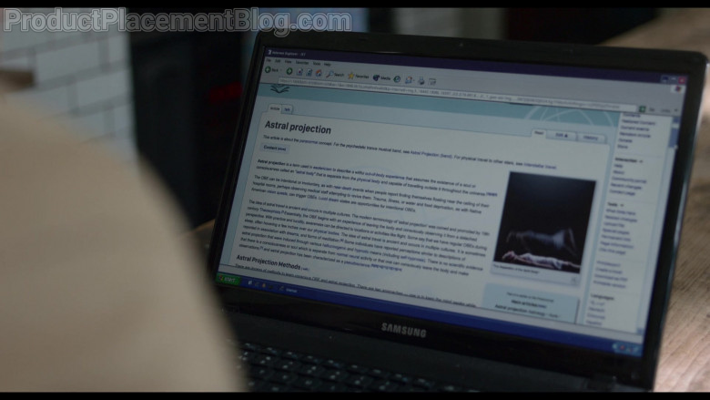 Samsung Laptop of Robert Aramayo as Rob in Behind Her Eyes S01E05 (1)
