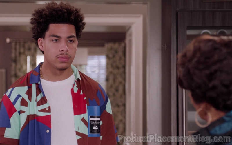 Scotch and Soda Shirt of Marcus Scribner in Black-ish S07E12 (1)