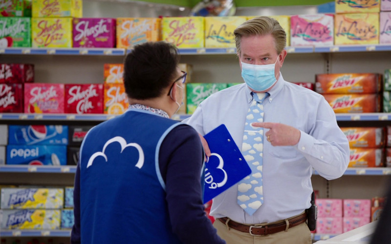 Shasta, Pepsi, Brisk, LaCroix and Mtn Dew Drinks in Superstore S06E08 Ground Rules (2021)