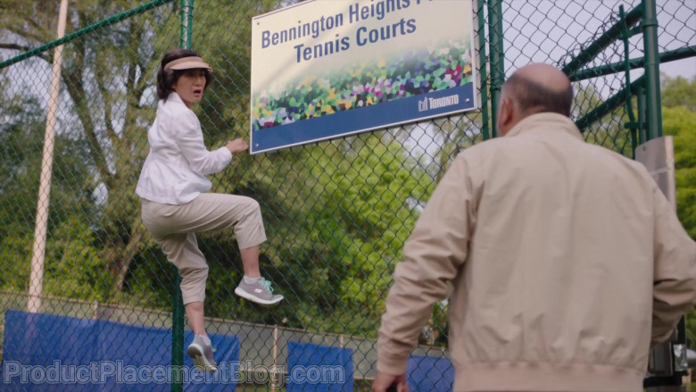 Skechers Women's Shoes of Jean Yoon as Mrs. Yong-mi Kim (Umma) in Kim's Convenience S05E04 Tennis Anyone (2021)