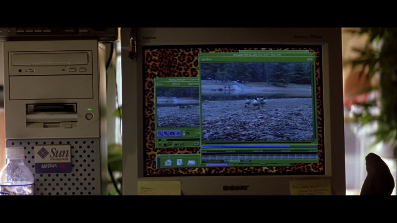Sun Microsystems Ultra 10 workstation & Sony Trinitron Monitor in Enemy of the State (1998)