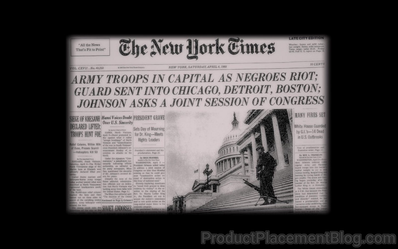 The New York Times Newspaper in Judas and the Black Messiah (2021)