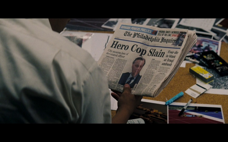 The Philadelphia Inquirer Newspaper in Shooter (2007)