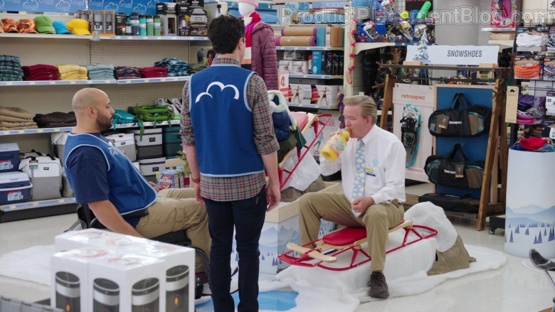 Zippo and Retrospec Snowshoes in Superstore S06E09 Conspiracy (2021)