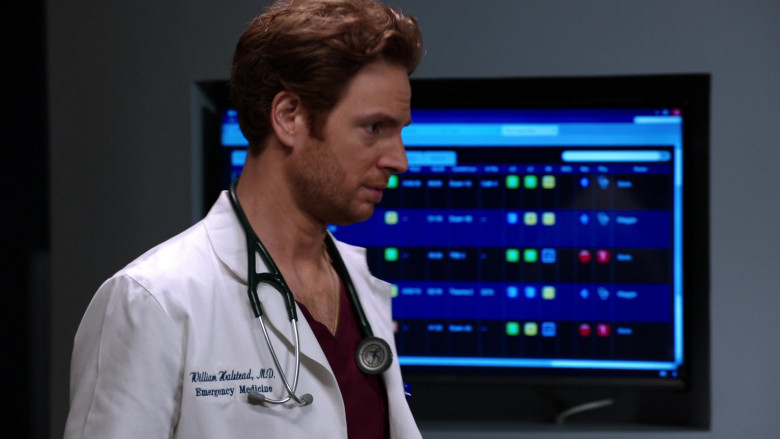 3M Littmann Stethoscope Used by Cast Member Nick Gehlfuss as Dr. Will Halstead in Chicago Med S06E09 TV Show (1)