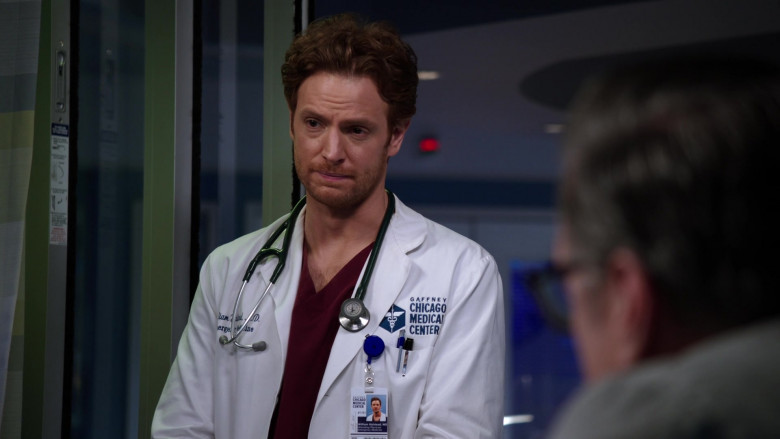 3M Littmann Stethoscope Used by Cast Member Nick Gehlfuss as Dr. Will Halstead in Chicago Med S06E09 TV Show (3)